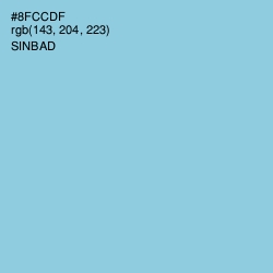 #8FCCDF - Sinbad Color Image