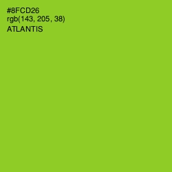 #8FCD26 - Atlantis Color Image