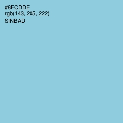 #8FCDDE - Sinbad Color Image