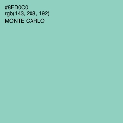 #8FD0C0 - Monte Carlo Color Image