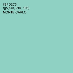 #8FD2C3 - Monte Carlo Color Image