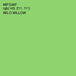 #8FD36F - Wild Willow Color Image