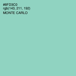 #8FD3C0 - Monte Carlo Color Image