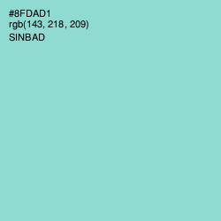 #8FDAD1 - Sinbad Color Image