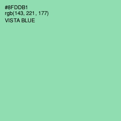 #8FDDB1 - Vista Blue Color Image