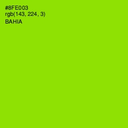 #8FE003 - Bahia Color Image