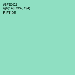 #8FE0C2 - Riptide Color Image