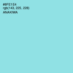 #8FE1E4 - Anakiwa Color Image