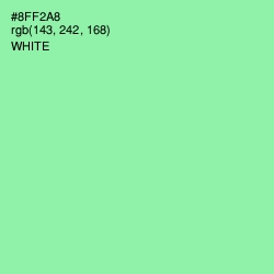 #8FF2A8 - Mint Green Color Image