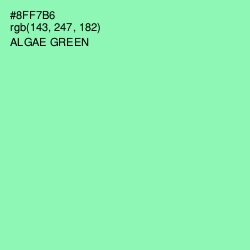 #8FF7B6 - Algae Green Color Image