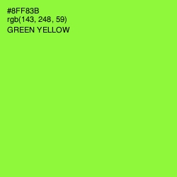 #8FF83B - Green Yellow Color Image