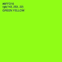 #8FFD16 - Green Yellow Color Image