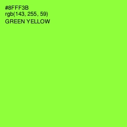 #8FFF3B - Green Yellow Color Image