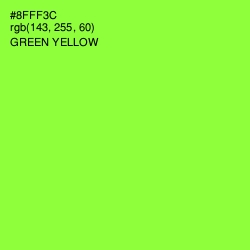 #8FFF3C - Green Yellow Color Image