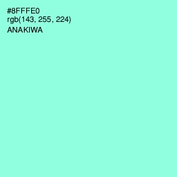 #8FFFE0 - Anakiwa Color Image