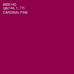 #90014D - Cardinal Pink Color Image