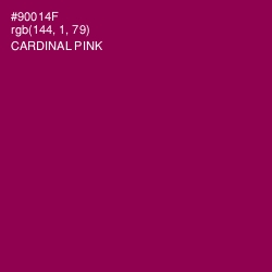 #90014F - Cardinal Pink Color Image