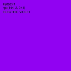 #9002F1 - Electric Violet Color Image