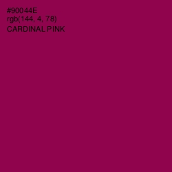 #90044E - Cardinal Pink Color Image