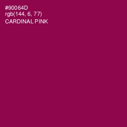 #90064D - Cardinal Pink Color Image