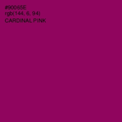 #90065E - Cardinal Pink Color Image