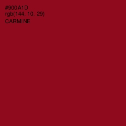 #900A1D - Carmine Color Image