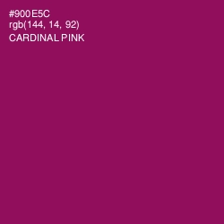#900E5C - Cardinal Pink Color Image