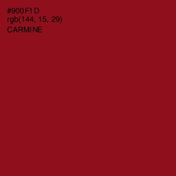 #900F1D - Carmine Color Image