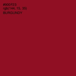 #900F23 - Burgundy Color Image