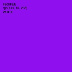 #900FEE - Electric Violet Color Image