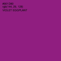 #901D80 - Violet Eggplant Color Image