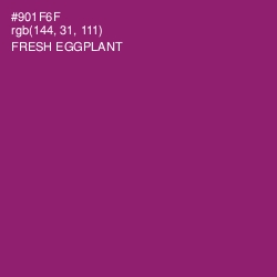 #901F6F - Fresh Eggplant Color Image