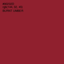 #90202D - Burnt Umber Color Image