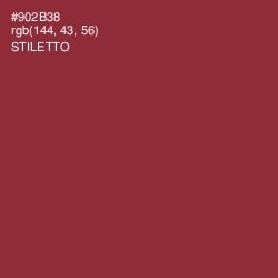 #902B38 - Stiletto Color Image