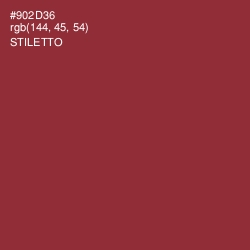 #902D36 - Stiletto Color Image