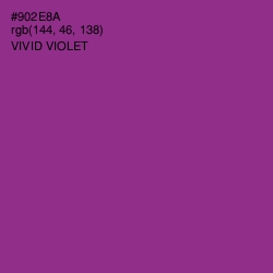 #902E8A - Vivid Violet Color Image