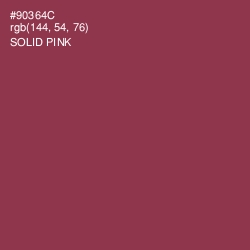 #90364C - Solid Pink Color Image