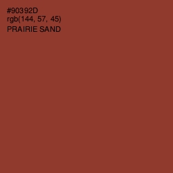 #90392D - Prairie Sand Color Image