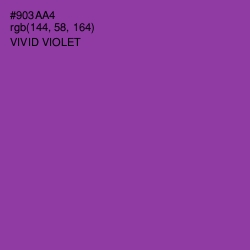 #903AA4 - Vivid Violet Color Image