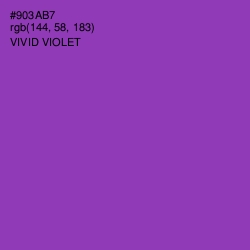 #903AB7 - Vivid Violet Color Image