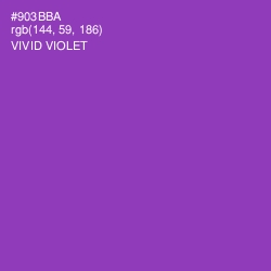 #903BBA - Vivid Violet Color Image