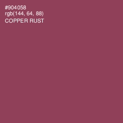 #904058 - Copper Rust Color Image