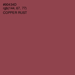 #90434D - Copper Rust Color Image