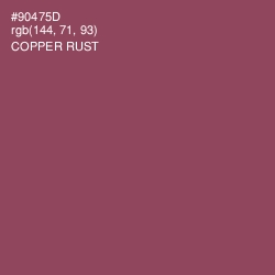 #90475D - Copper Rust Color Image