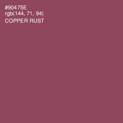 #90475E - Copper Rust Color Image