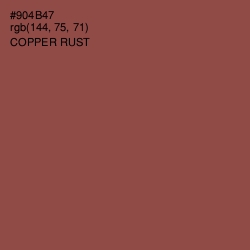 #904B47 - Copper Rust Color Image