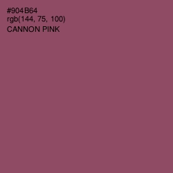 #904B64 - Cannon Pink Color Image