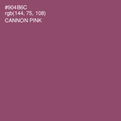 #904B6C - Cannon Pink Color Image