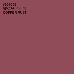 #904C59 - Copper Rust Color Image