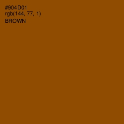 #904D01 - Brown Color Image